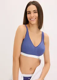 T-shirt bh zonder beugels (set van 2) met biologisch katoen, bonprix