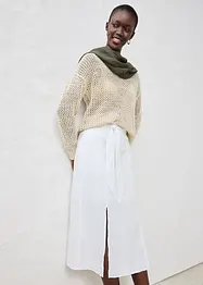 Rok en riem (2-dlg. set) van puur linnen, bonprix