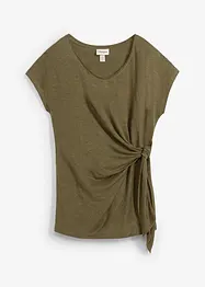 Wikkelshirt van puur linnen, bonprix