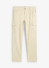 Slim fit stretch cargo broek, straight, bonprix