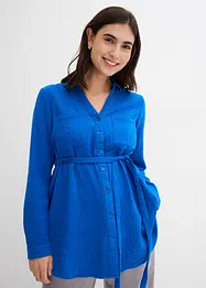 Zwangerschaps-/voedingsblouse van katoen mousseline, bonprix