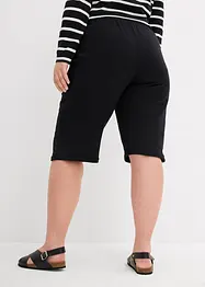 Sweatbermuda met turn-up, bonprix