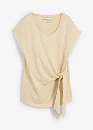 Wikkelshirt van puur linnen, bonprix