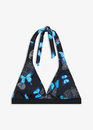 Halter bikinitop met gerecycled polyamide, bonprix