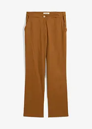 High waist linnen broek van een linnen-viscosemix, bonprix