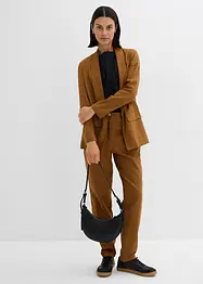 High waist linnen broek van een linnen-viscosemix, bonprix