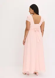 Chiffon jurk met kant, bonprix