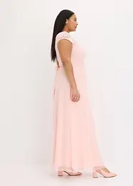 Chiffon jurk met kant, bonprix