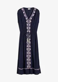Boho midi jurk met borduursel, bonprix