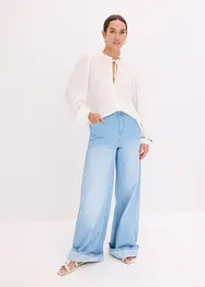 Blouse met gemetalliseerde strepen, bonprix