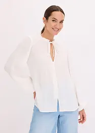 Blouse met gemetalliseerde strepen, bonprix