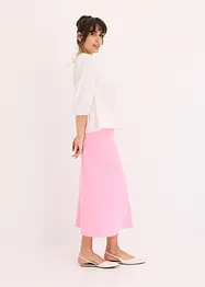 Blouse met pofmouwen en diep uitgesneden achterkant, bonprix
