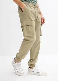 Loose fit cargo instapbroek, straight, bonprix
