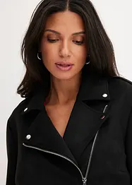 Jas van imitatiesuède, cropped, bonprix