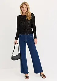 Longsleeve licht transparant, bonprix