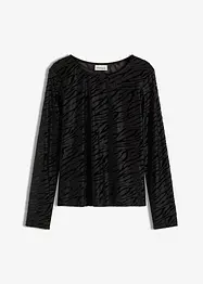 Longsleeve licht transparant, bonprix