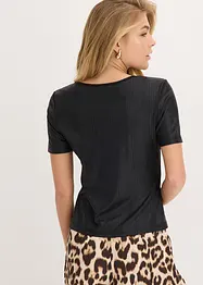 Shirt van glanzend materiaal, bonprix