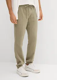Regular fit instapbroek van mousseline, tapered, bonprix