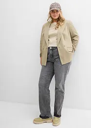 Straight jeans mid waist, bonprix