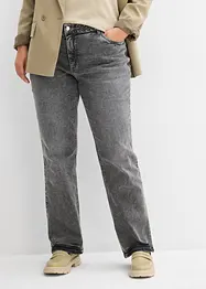 Straight jeans mid waist, bonprix