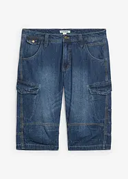 Lichte jeans cargo bermuda, relaxed fit, bonprix