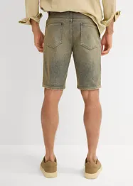 Dirty washed jeans bermuda, regular fit, bonprix