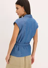 mouwloze blazer van lyocell, bonprix