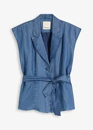mouwloze blazer van lyocell, bonprix