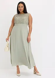 Maxi galajurk met kant, bonprix