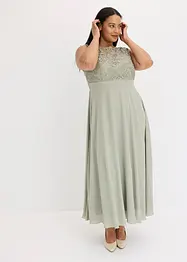 Maxi galajurk met kant, bonprix