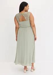 Maxi galajurk met kant, bonprix