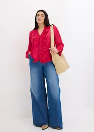Blouse met volants, bonprix