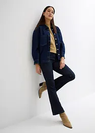 Bootcut stretch jeans, mid waist, bonprix