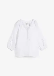 Tuniek van puur linnen, met broderie anglaise, bonprix
