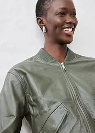 Leren blouson van lamsnappa, bonprix