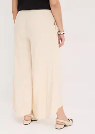 Broek cropped met split, bonprix