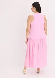 Maxi jurk met materiaalmix, bonprix