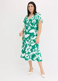 Midi jurk met kapmouwen, bonprix