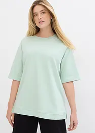 Oversized sweater met splitten opzij, bonprix