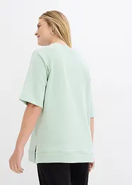 Oversized sweater met splitten opzij, bonprix