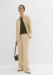Oversized shirt van vloeiende viscose, bonprix