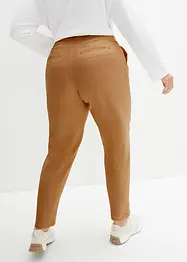 Cropped high waist broek van linnen-viscosemix, bonprix