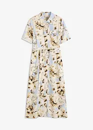 Overhemdjurk van viscose met een ceintuur (2-dlg. set), bonprix