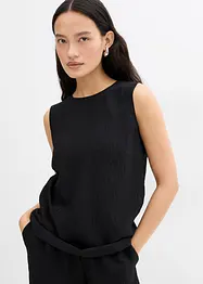 Blousetop van een crinkle-viscosemix, bonprix