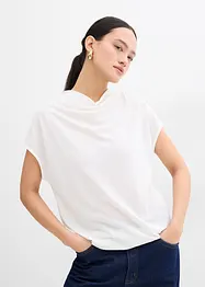 Shirtblouse van gestructureerde crêpe, bonprix