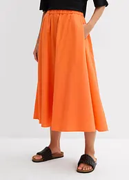 Midirok van een soepel vallende linnenmix, bonprix