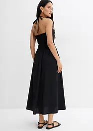 Maxi jurk in gesmokt inzetstuk, bonprix