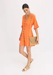 Getailleerde mini jurk, bonprix