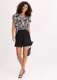 Jersey short van lichte crèpe, bonprix
