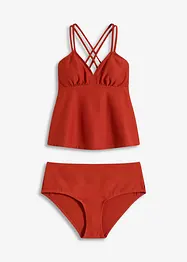 Tankini (2-dlg. set) van geweven stof, bonprix